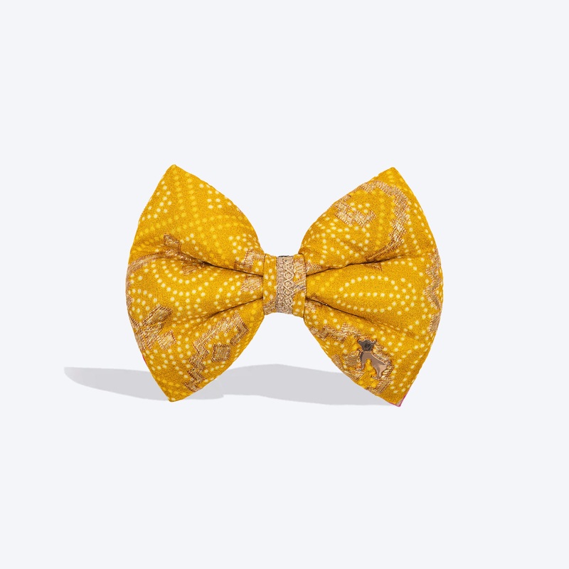 HUFT Noori Bow Tie For Dog – Yellow