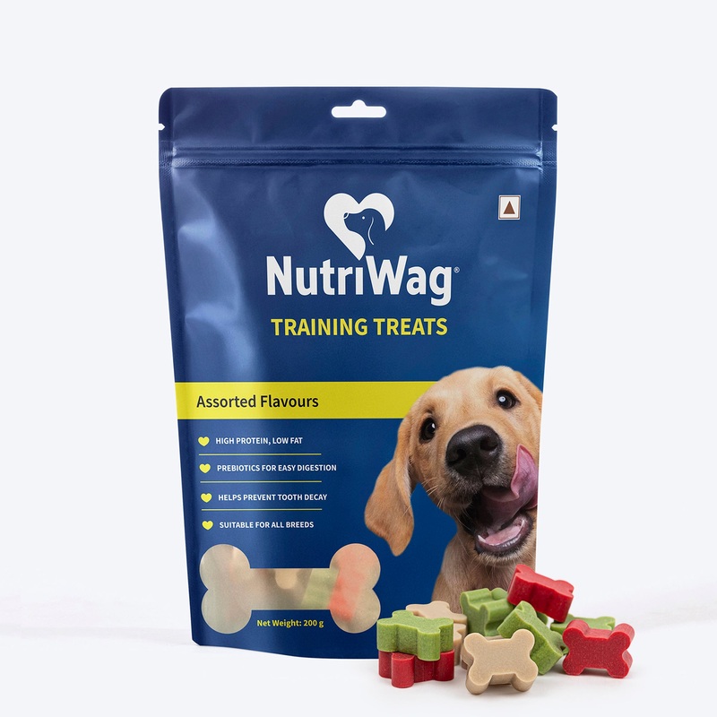 NutriWag Assorted Training Bites Treats For Dog – 200 gm