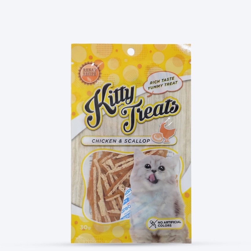 Rena’s Recipe Chicken & Scallop Treats For Kitten – 30 g