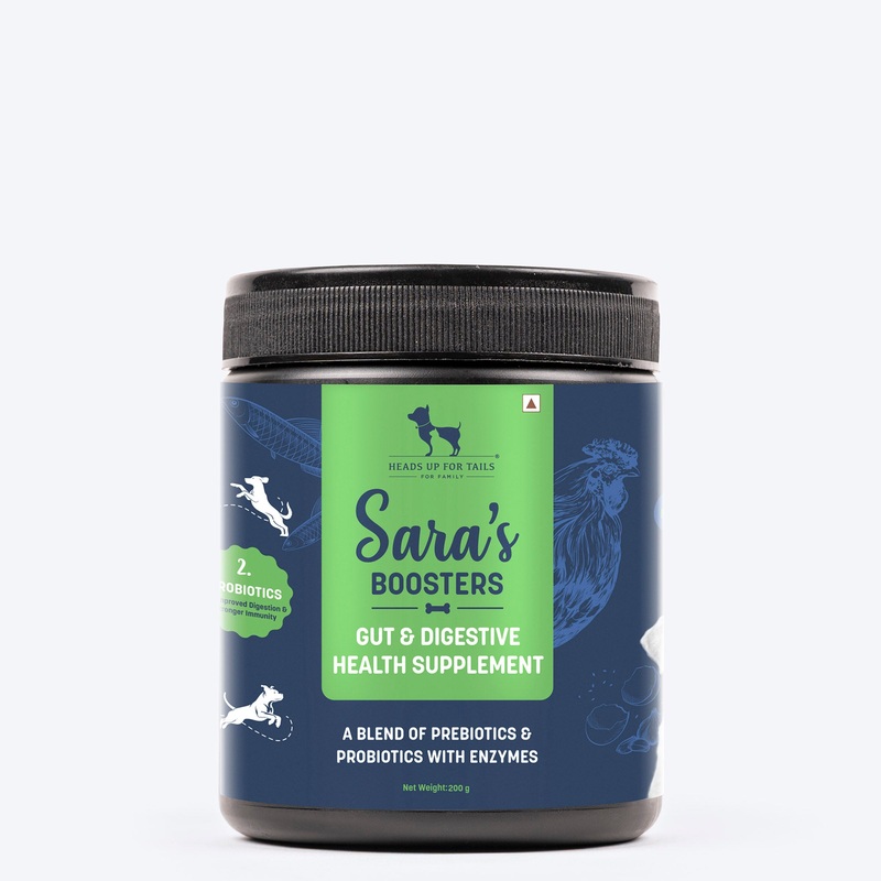 Sara’s Boosters Gut & Digestive Health Supplement For Dogs – 200 gm