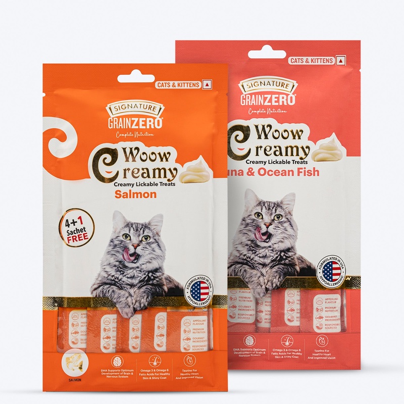 Signature Grain Zero Fishie Delights Treat Combo For Cat & Kitten
