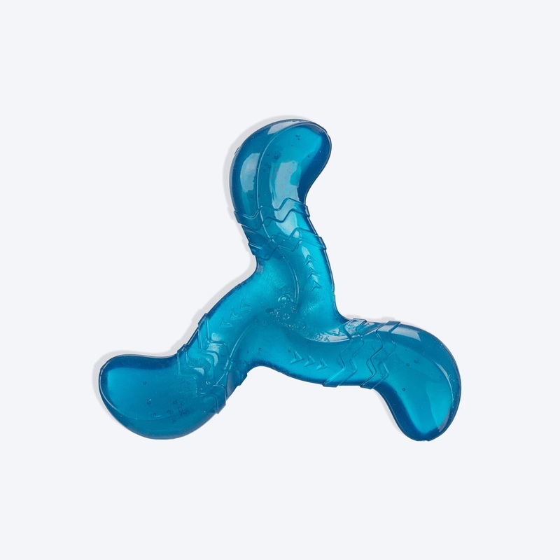 Trixie Bungee Boomerang Triplex Interactive Toy For Dog – Blue – 17 cm