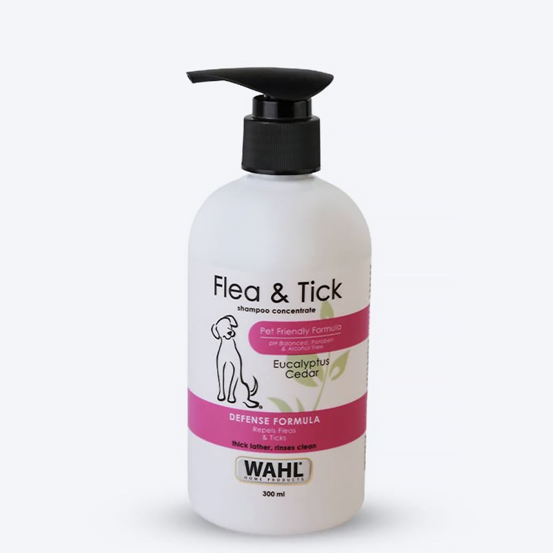 Wahl Flea & Tick Shampoo For Dog – Eucalyptus Cedar – 300 ml