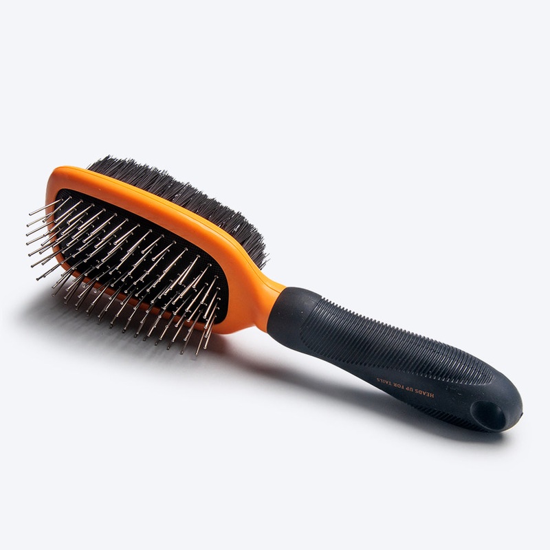 HUFT Double Sided Brush for Dogs & Cats – Orange