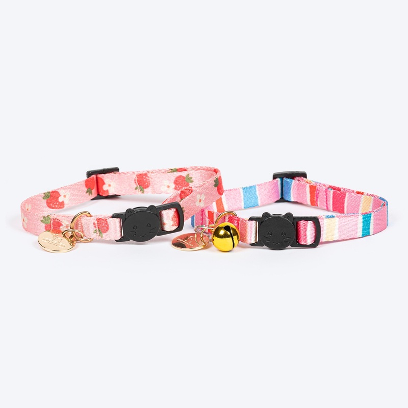HUFT Meowvelous Cat Collar – Powder Pink