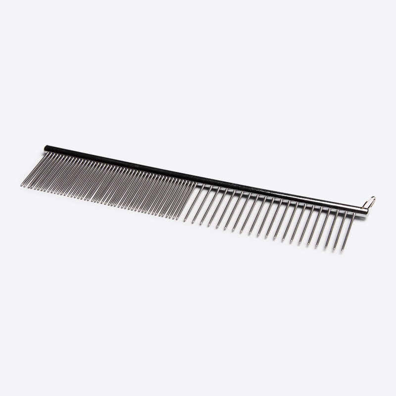 HUFT Narrow & Wide Tooth Stainless Steel Comb For Dogs & Cats