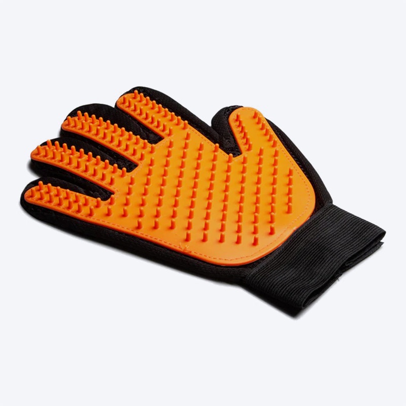 HUFT Pet Grooming Finger Glove – Orange