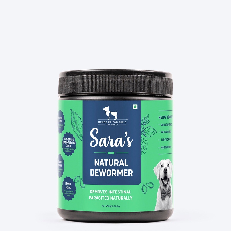 Sara’s Booster Natural Dewormer Supplement For Dogs – 200 gm
