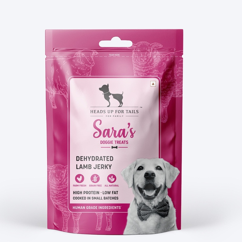 Sara’s Doggie Treats – Dehydrated Lamb Jerky – 70 g