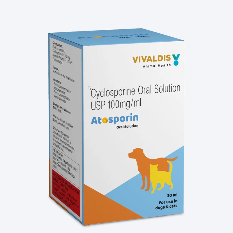 Vivaldis Atosporin Oral Antibiotic Solution For Dog & Cat – 30 ml