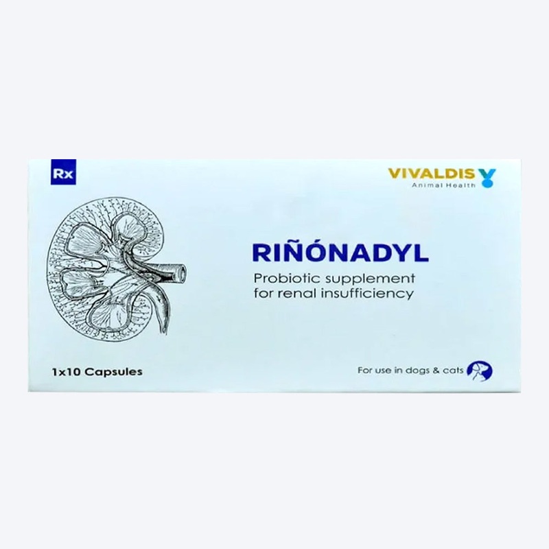 Vivaldis Rx Rinonadyl Renal Support Tablets For Dog & Cat – 10 Tablets