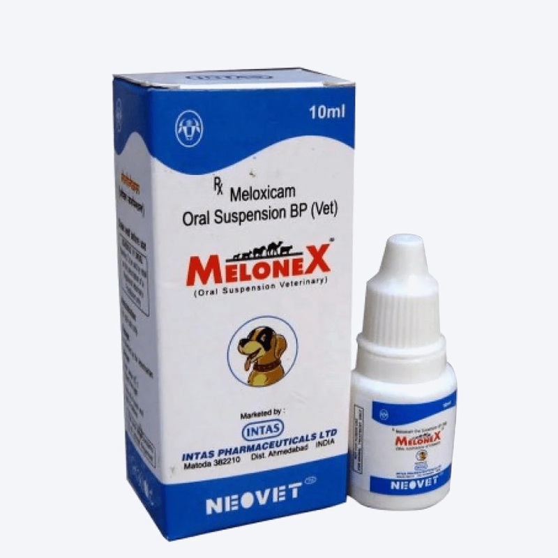 Intas Melonex Oral Suspension  For Dog – 10 ml