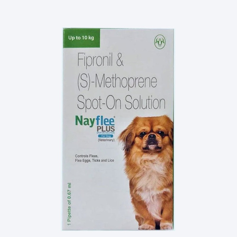 Intas Nayflee Plus Spot-On For Dogs 0-10 kg – 0.67 ml