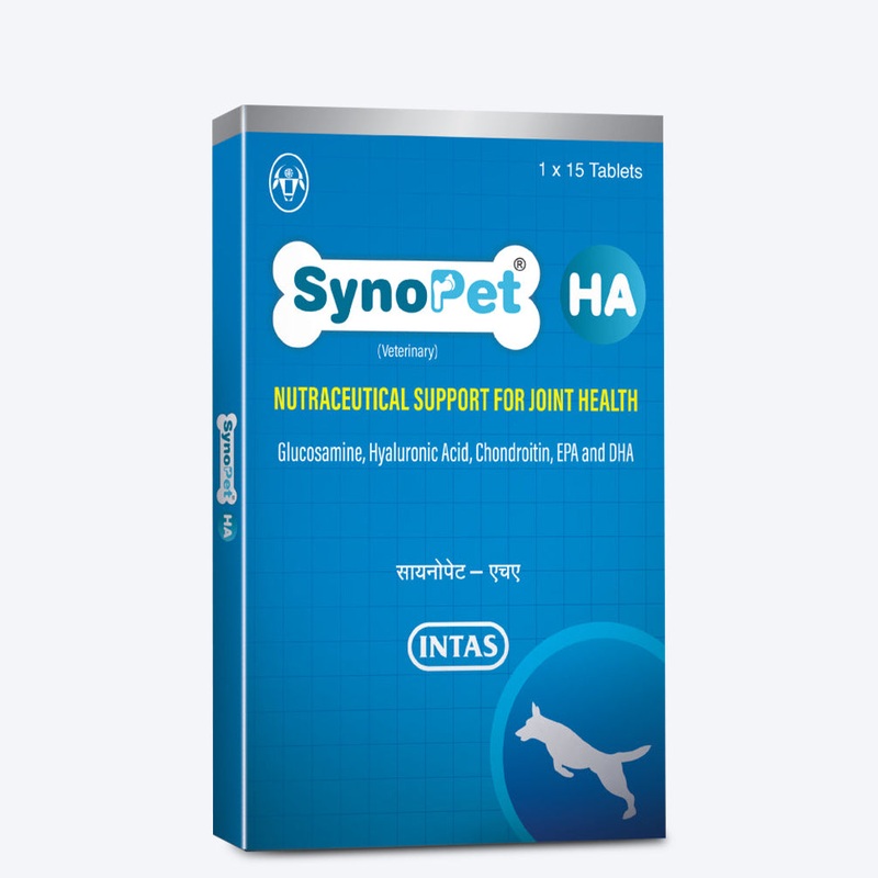 Intas Synopet HA Tablets For Dog & Cat – 15 Tablets