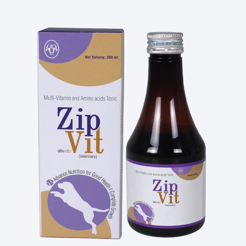 Intas Zipvit Syrup For Dog & Cat – 200 ml
