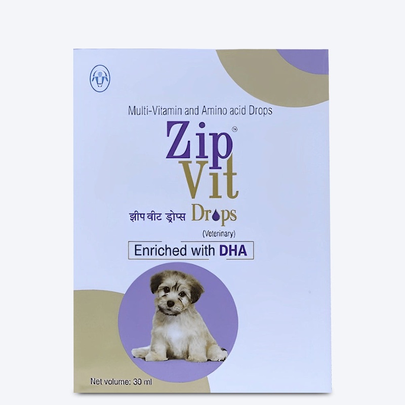 Intas Zipvit Vitamin Drops For Dog & Cat – 30 ml