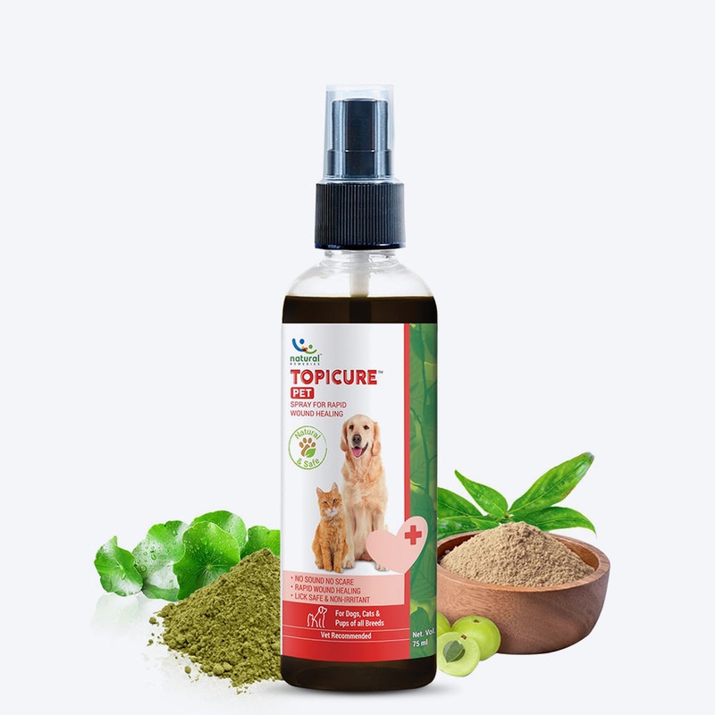 Natural Remedies Topicure Antiseptic Spray For Dog – 75 ml