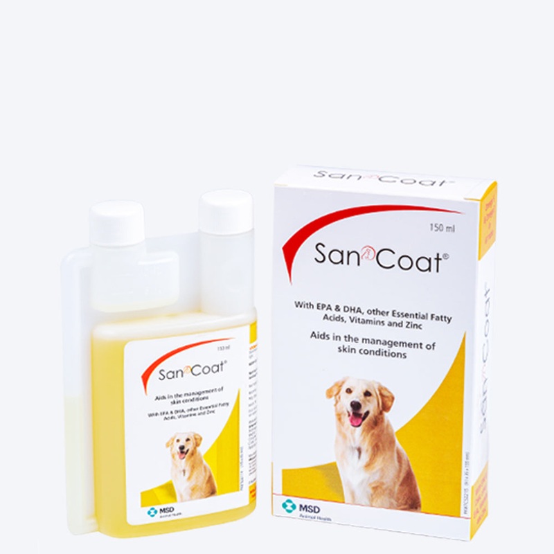 San-Coat Oral Liquid For Dog & Cat – 150 ml