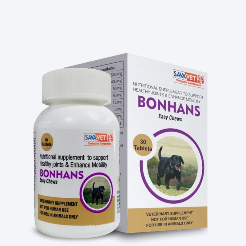 Savavet Bonhans Vitamin Supplement Tablets For Dog & Cat – 30 Tablets