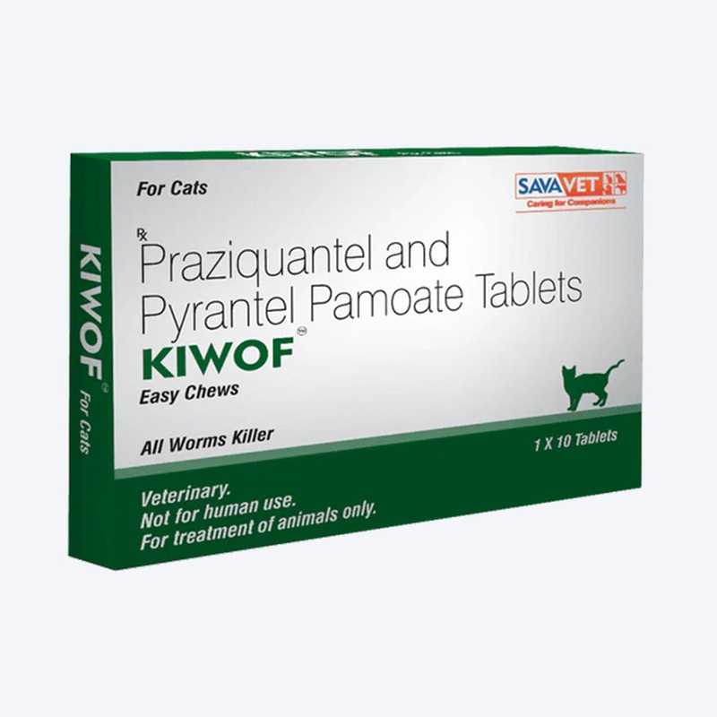 Savavet Kiwof Dewormer Tablets For Cat – 10 Tablets