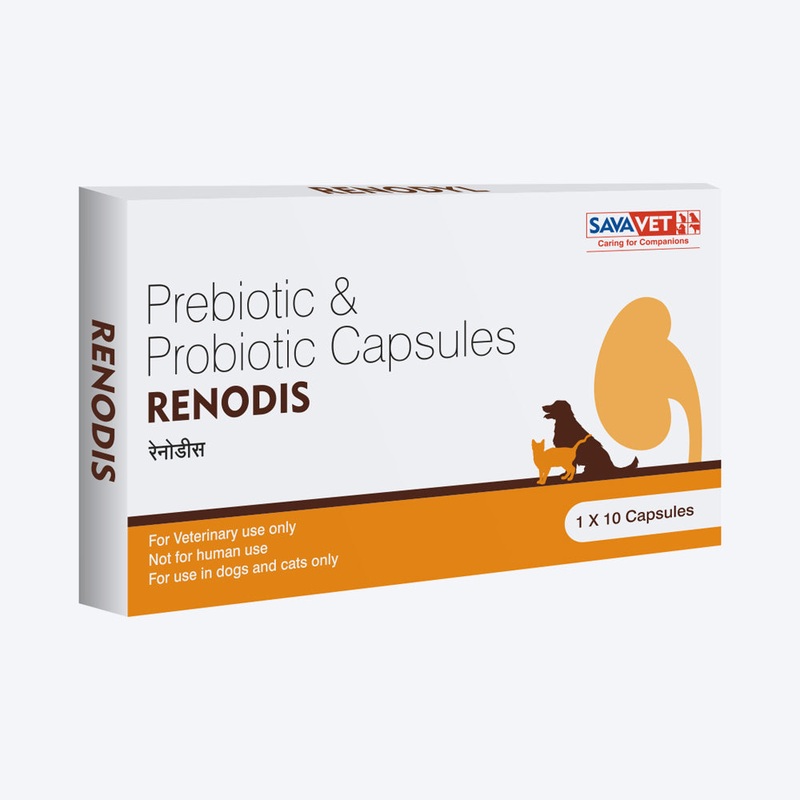 Savavet Renodis Prebiotics & Probiotics Tablets For Dog & Cat – 10 Tablets