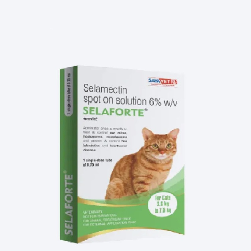 Savavet Selaforte Spot-on For Cat (6-7 kg) – 0.75 ml