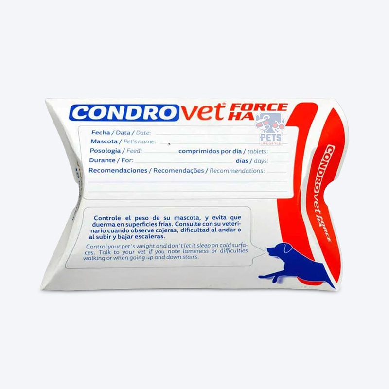 Vivaldis Condrovet Force HA Joint Support Tablets For Dog – 10 Tablets