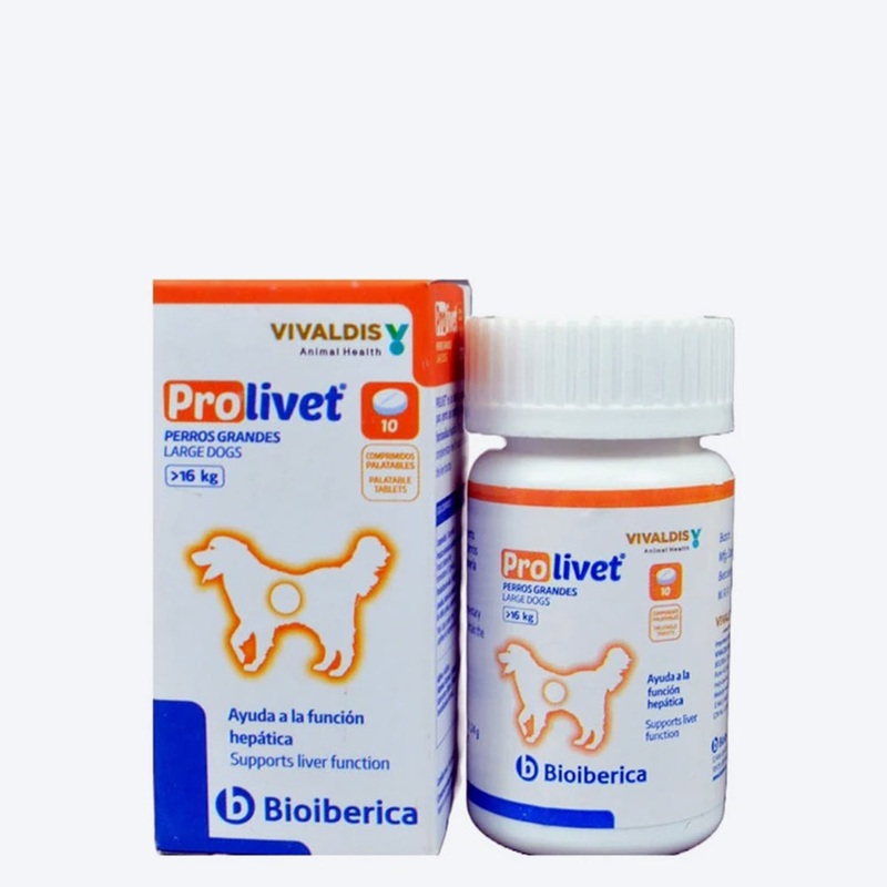 Vivaldis Prolivet Large Dog Liver Support Tablets – 10 Tablets