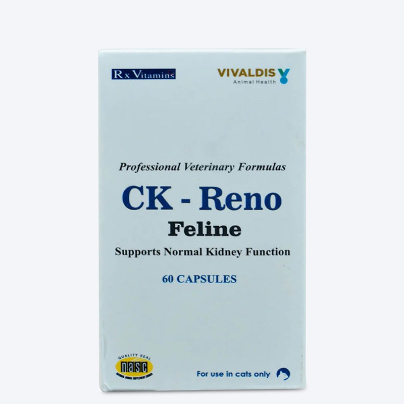 Vivaldis RX CK-Reno Feline Kidney Support Capsules – 60 Capsules