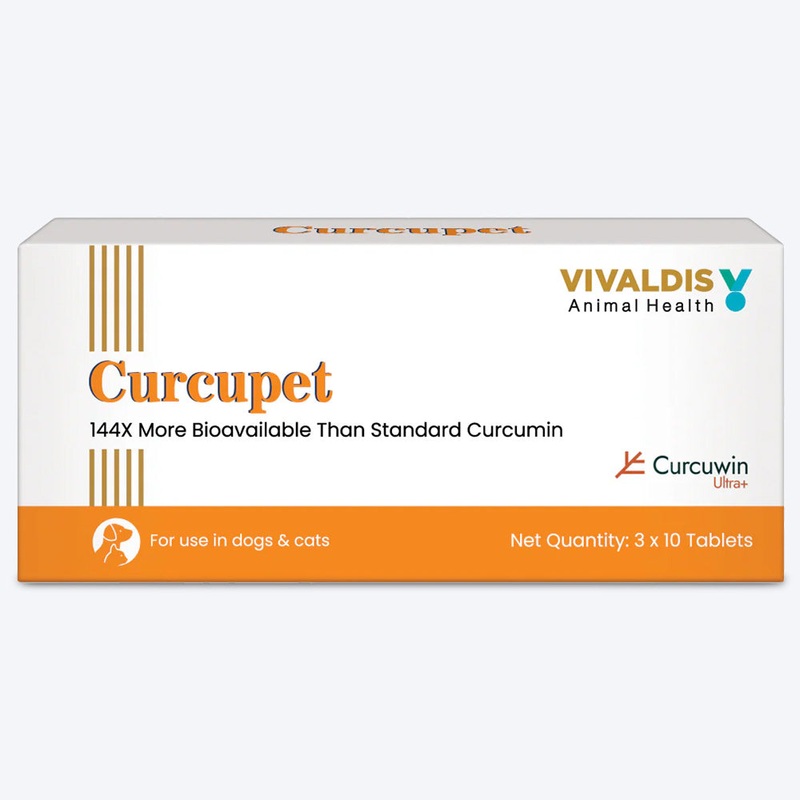 Vivaldis RX Curcupet Joint & Inflammatory Support Tablets For Dog & Cat – 30 Tablets