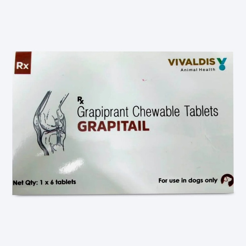Vivaldis RX Grapitail (Grapiprant) Pain Relief Tablets 100 mg For Dogs – 6 Tablets