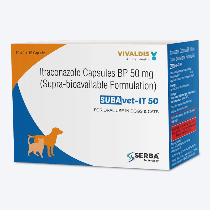 Vivaldis Suba Vet-Ti 50 mg Tablets For Dog & Cat – 1 x 10 Tablets