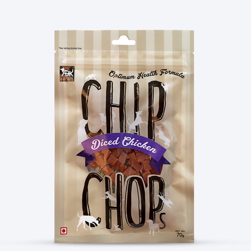Chip Chops Dog Treats – Diced Chicken
