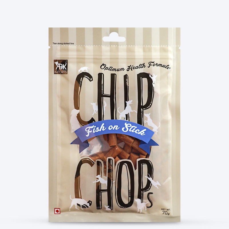 Chip Chops Dog Treats – Fish On Stick – 70 g