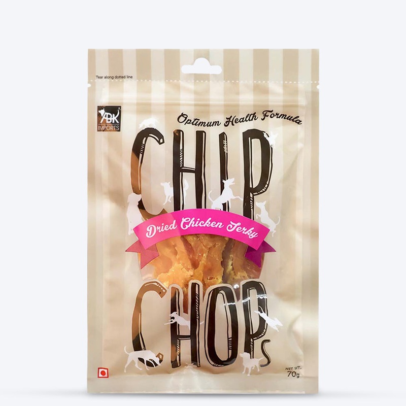 Chip Chops Dog Treats – Sun Dried Chicken Jerky – 70 g