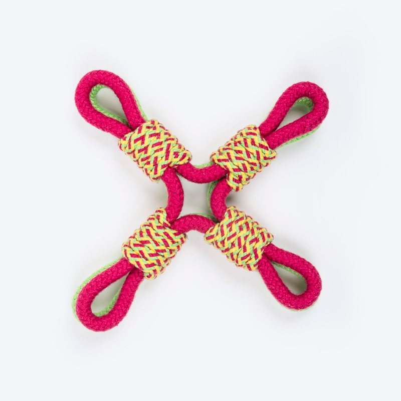 Dash Dog Super Looper Rope Toy For Dog – Multicolor