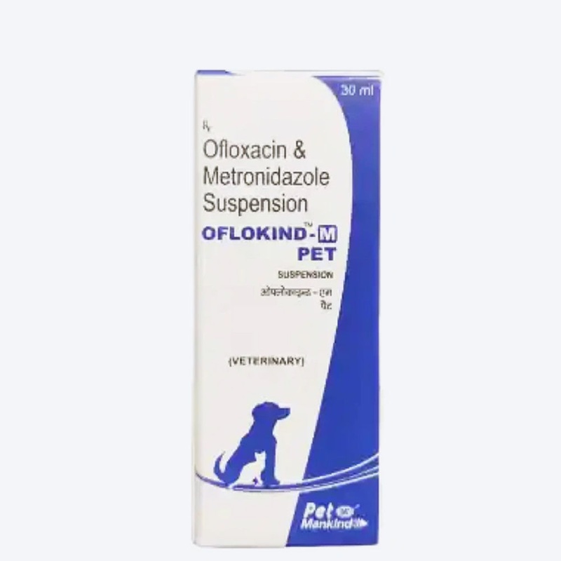Mankind Oflokind Pediatric Suspension For Dog & Cat – 90 ml