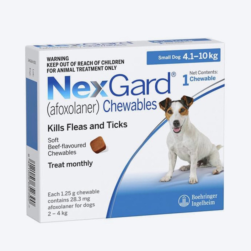 NexGard Tick & Flea Chewable Tablets For Dogs – 3 Tablets