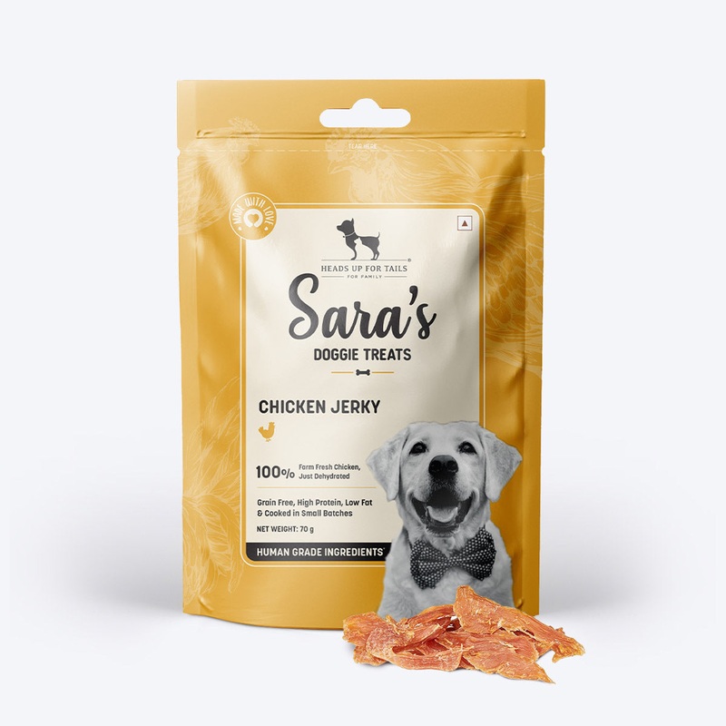 Sara’s Doggie Treats – Chicken Jerky – 70 g