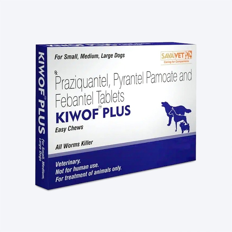 Savavet Kiwof Plus Dewormer Tablets For Dog – All Breed – 1 x 10 Tablets