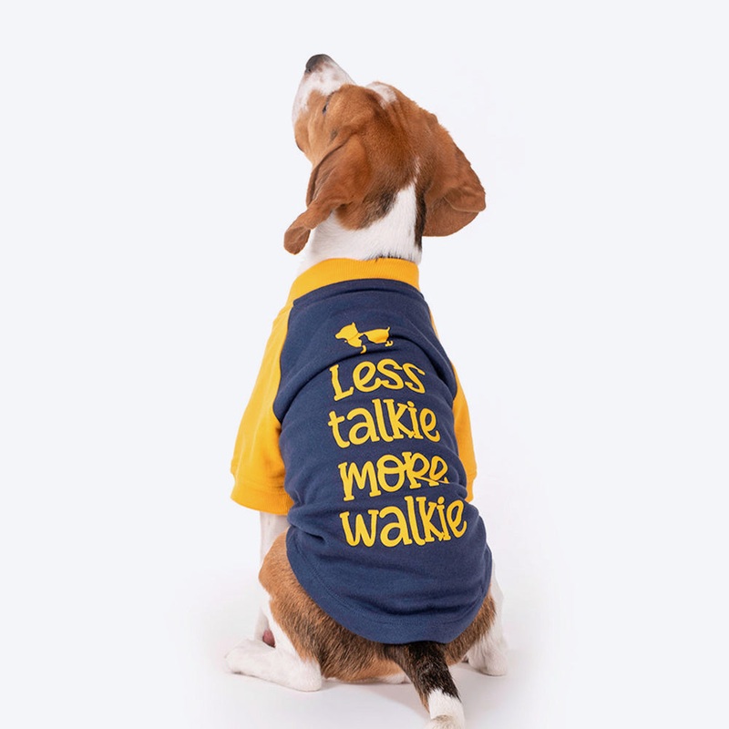 HUFT Less Talkie More Walkie Pet Sweatshirt – Navy