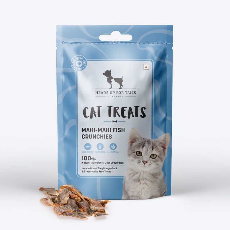 HUFT Mahi Mahi Fish Crunchies Cat Treats – 35 g