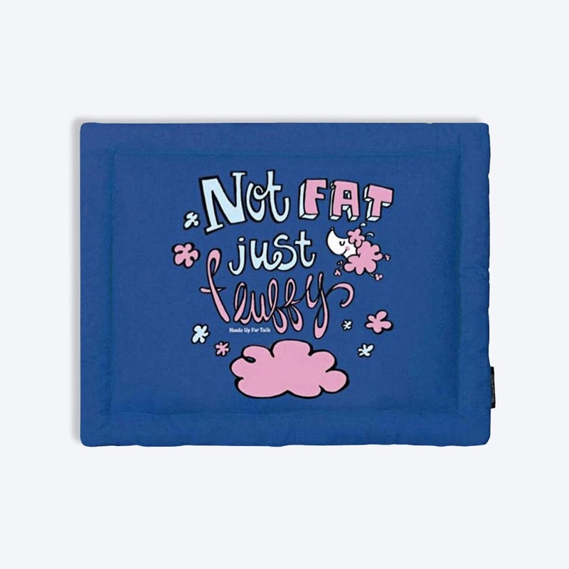 HUFT Not Fat Just Fluffy Personalised Dog & Cat Mat