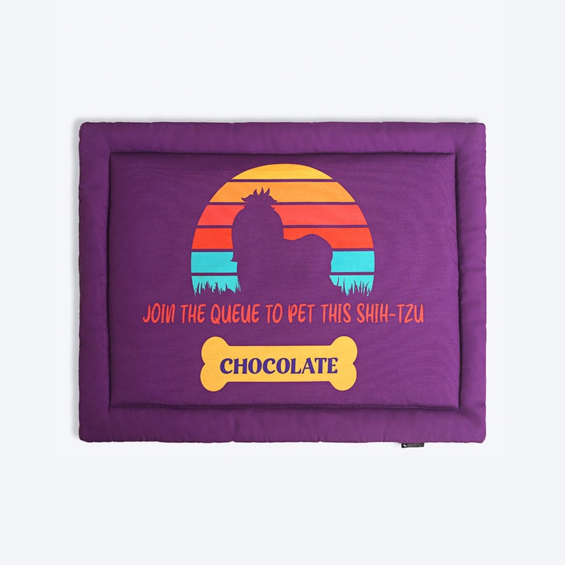 HUFT Personalised Join The Queue To Pet This Shih-Tzu Dog Mat