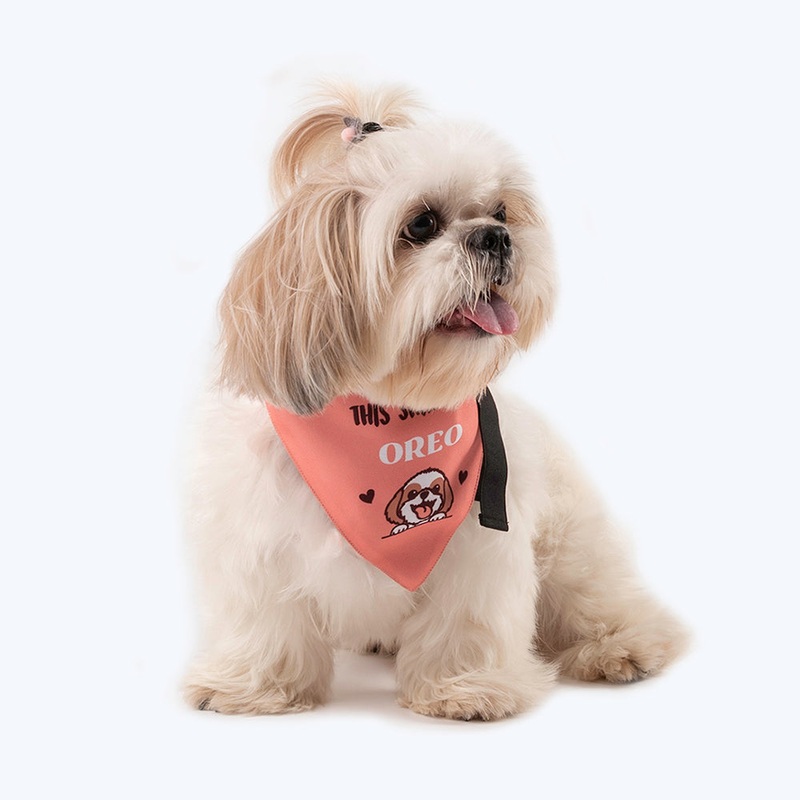 HUFT Personalised Join The Queue To Pet This Shih-Tzu (Pet’s Name) Bandana