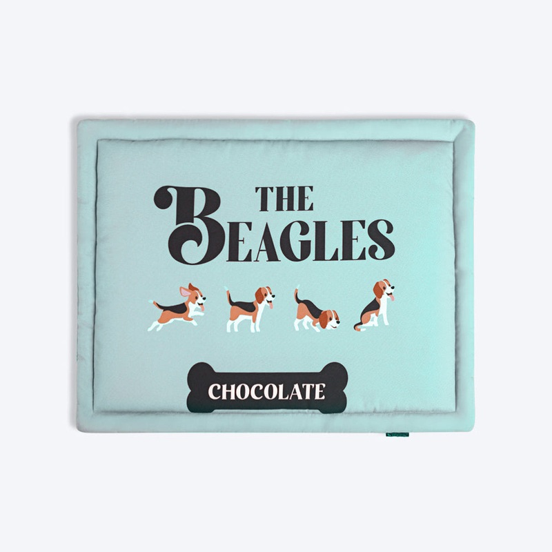 HUFT Personalised The Beagles Dog Mat