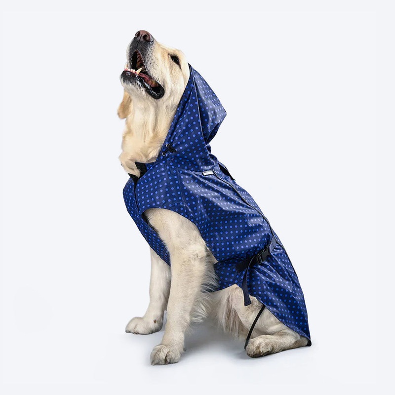 HUFT Polka Drops Dog Raincoat|S|M|L|XL|XXL|3XL|4XL|5XL