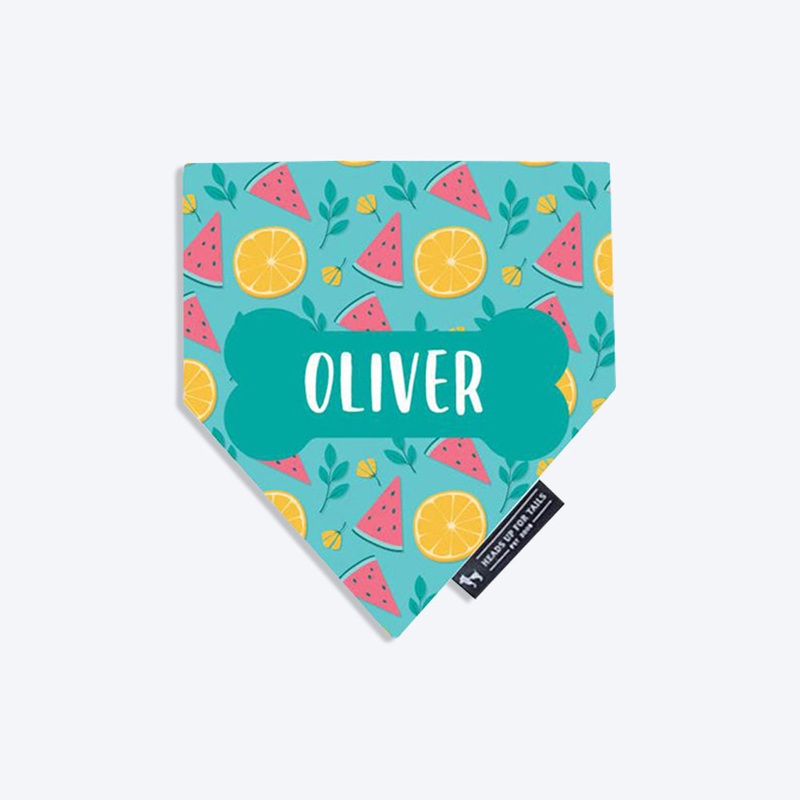 HUFT Summer Afternoon Personalised Dog Bandana