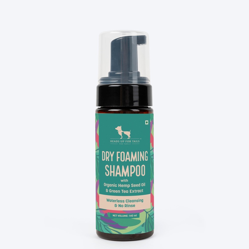 HUFT Waterless Cleansing & No Rinse Dry Shampoo For Dogs – 140 ml