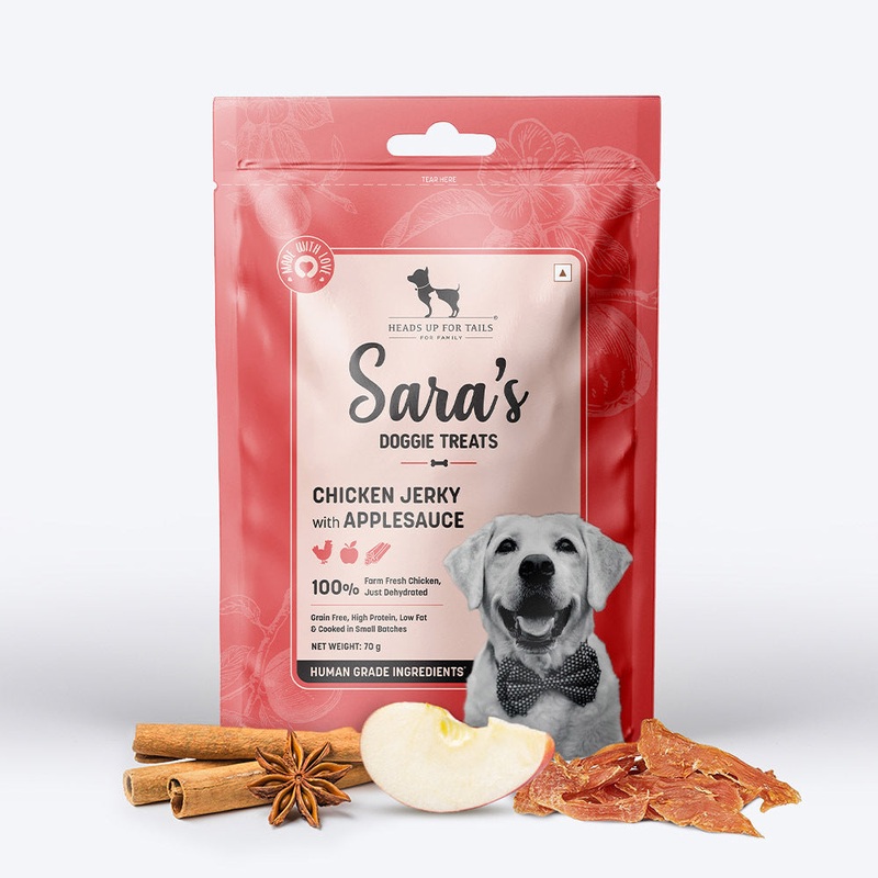 Sara’s Doggie Treats – Chicken with Home-made Applesauce – 70 g